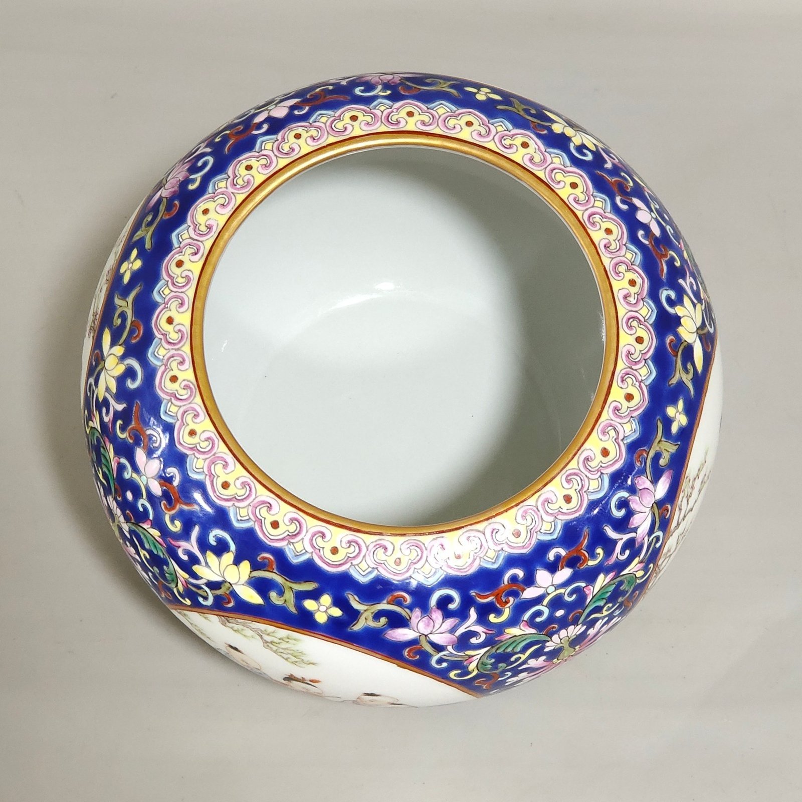 Qing Dynasty Qianlong blessing and longevity washed