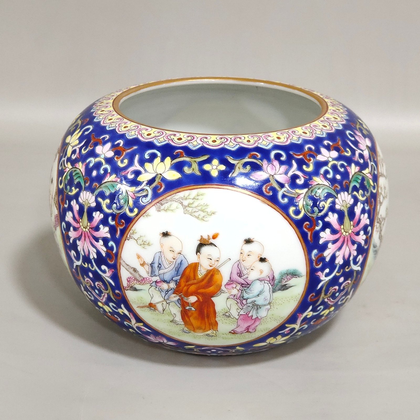 Qing Dynasty Qianlong blessing and longevity washed