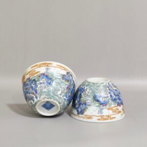 Qing Dynasty Qianlong Fushan Shouhai exquisite cup