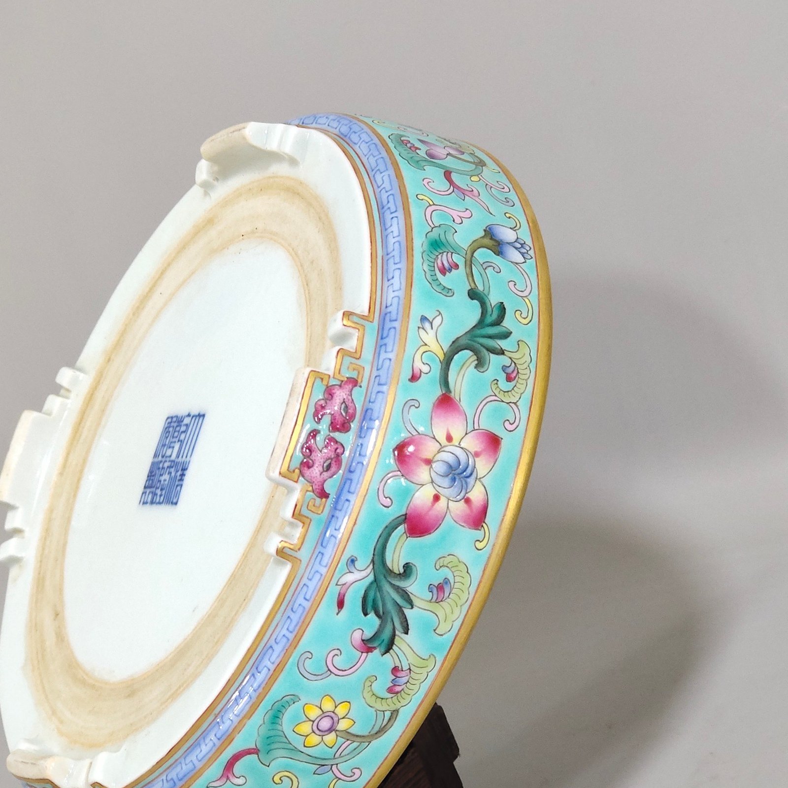 Qing Dynasty Qianlong green orchid wash