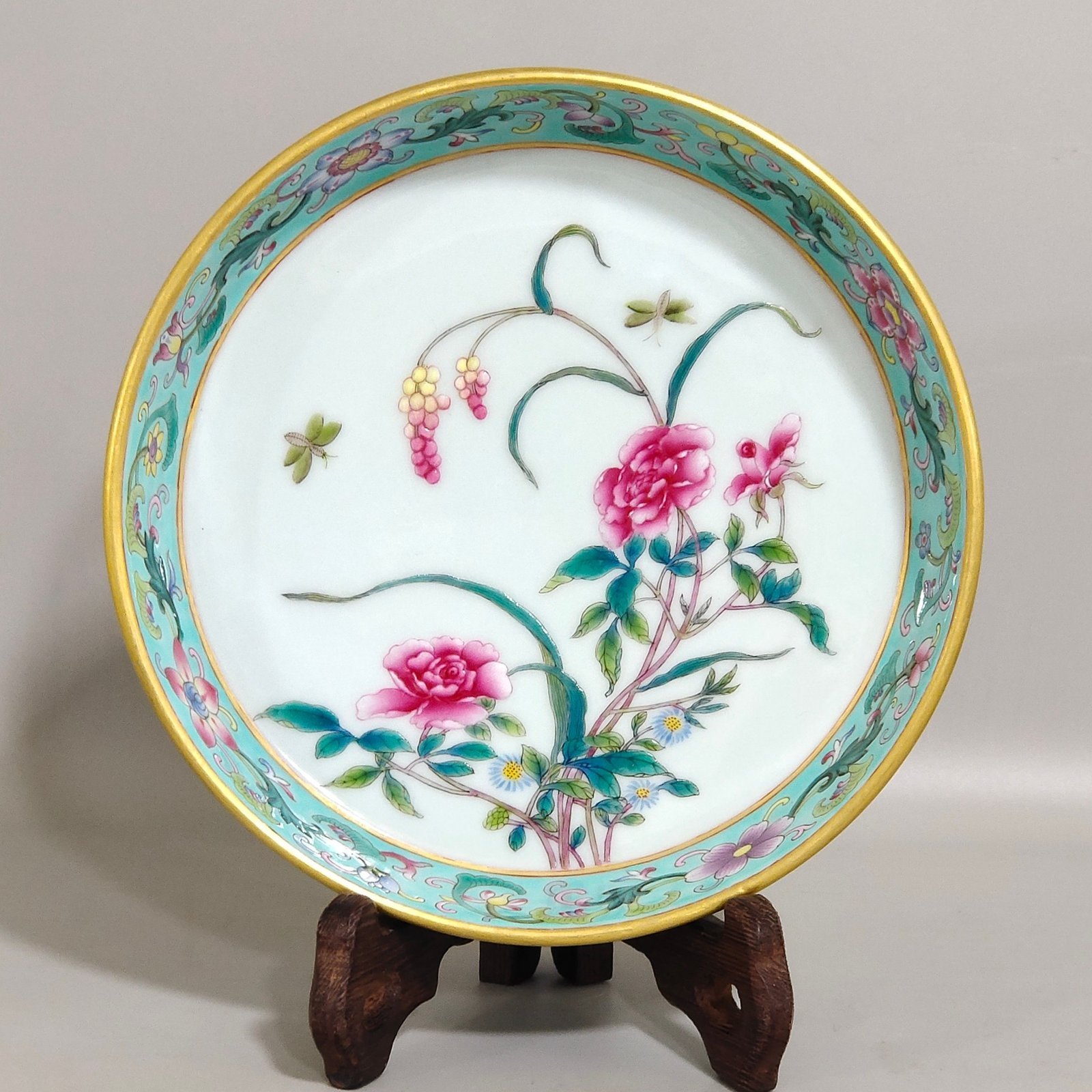 Qing Dynasty Qianlong green orchid wash