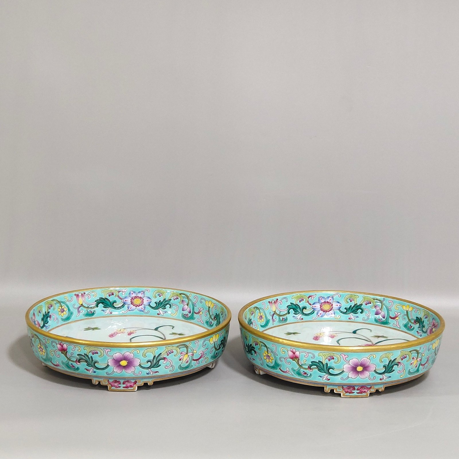 Qing Dynasty Qianlong green orchid wash