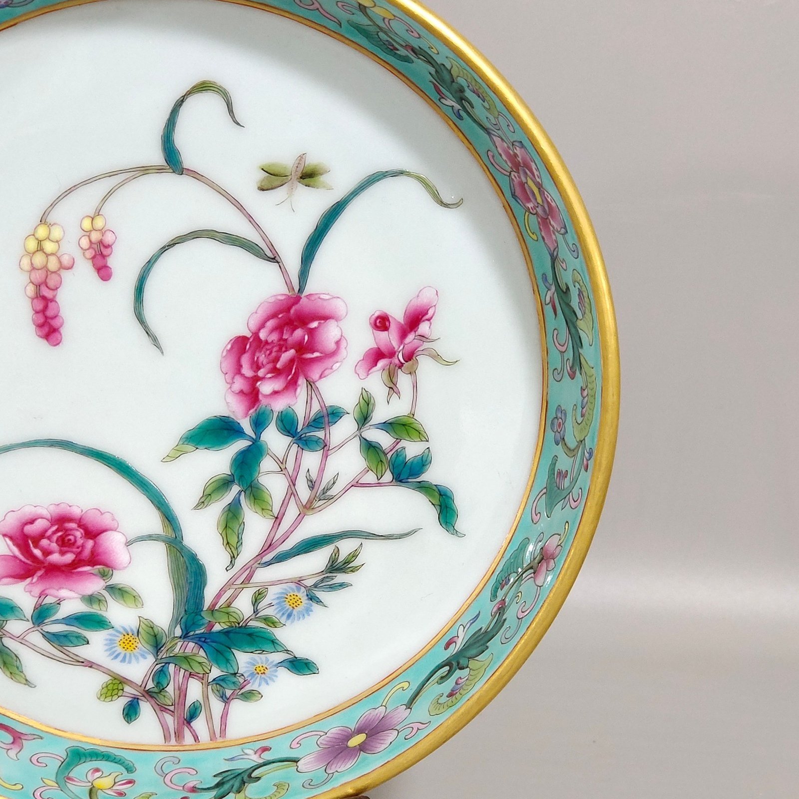 Qing Dynasty Qianlong green orchid wash