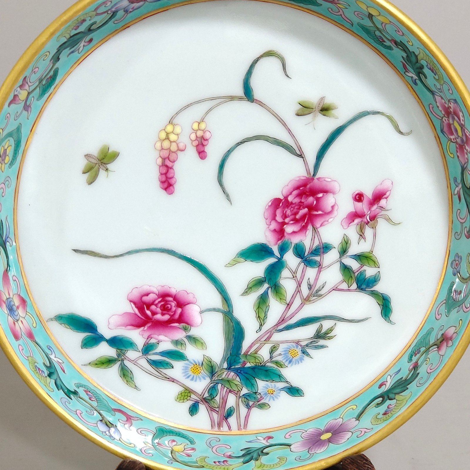 Qing Dynasty Qianlong green orchid wash