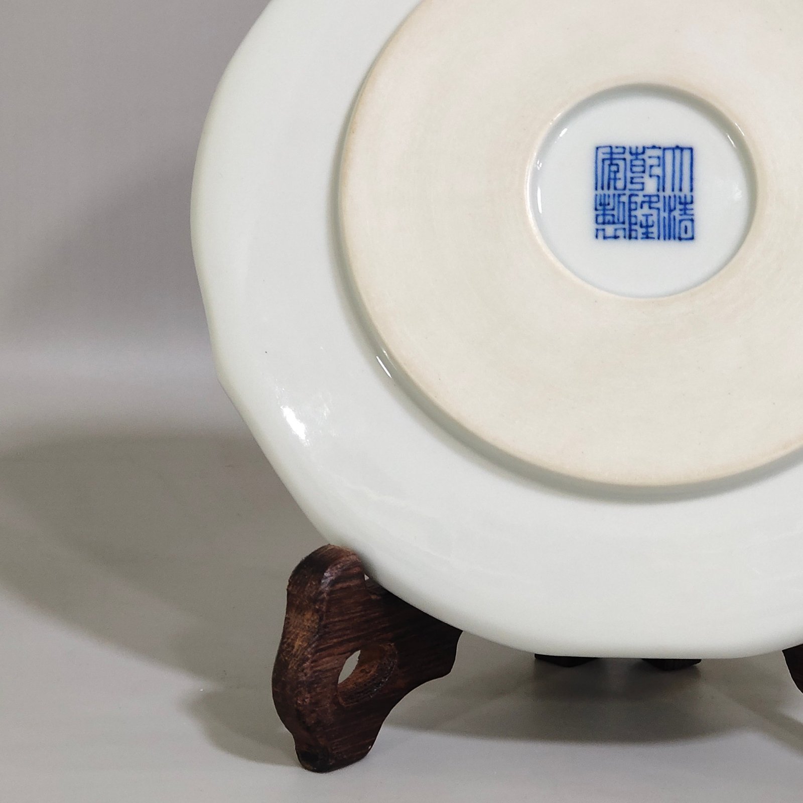 Qing Dynasty Qianlong flower god dish