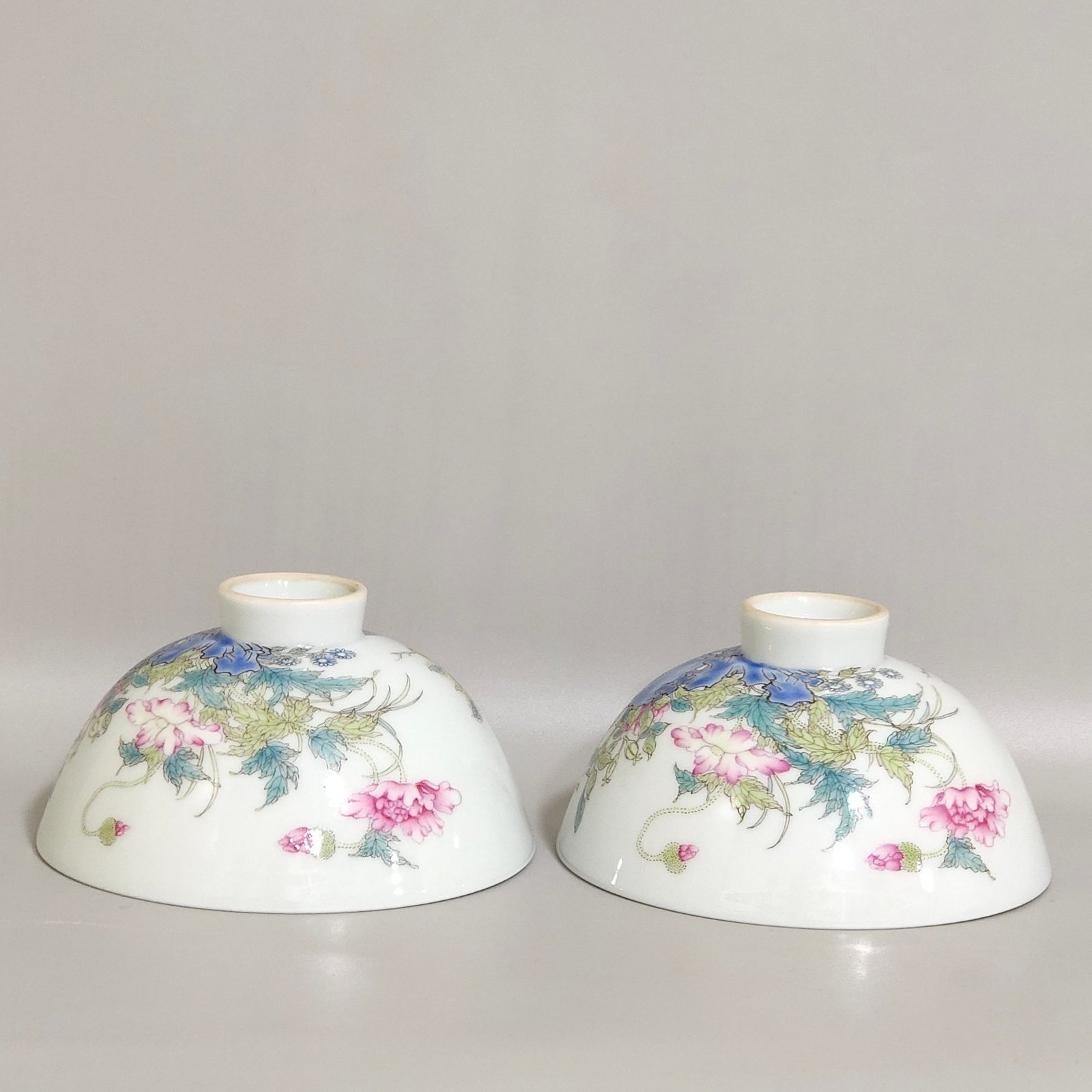 Qing Dynasty Qianlong Poppy Flower Goblet