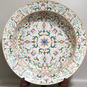 Qing Dynasty Qianlong Xipanlian washbasin