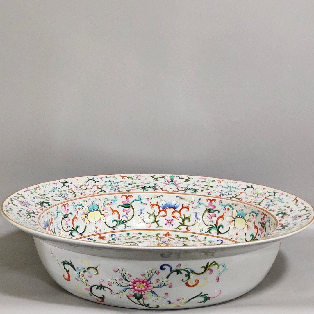 Qing Dynasty Qianlong Xipanlian washbasin