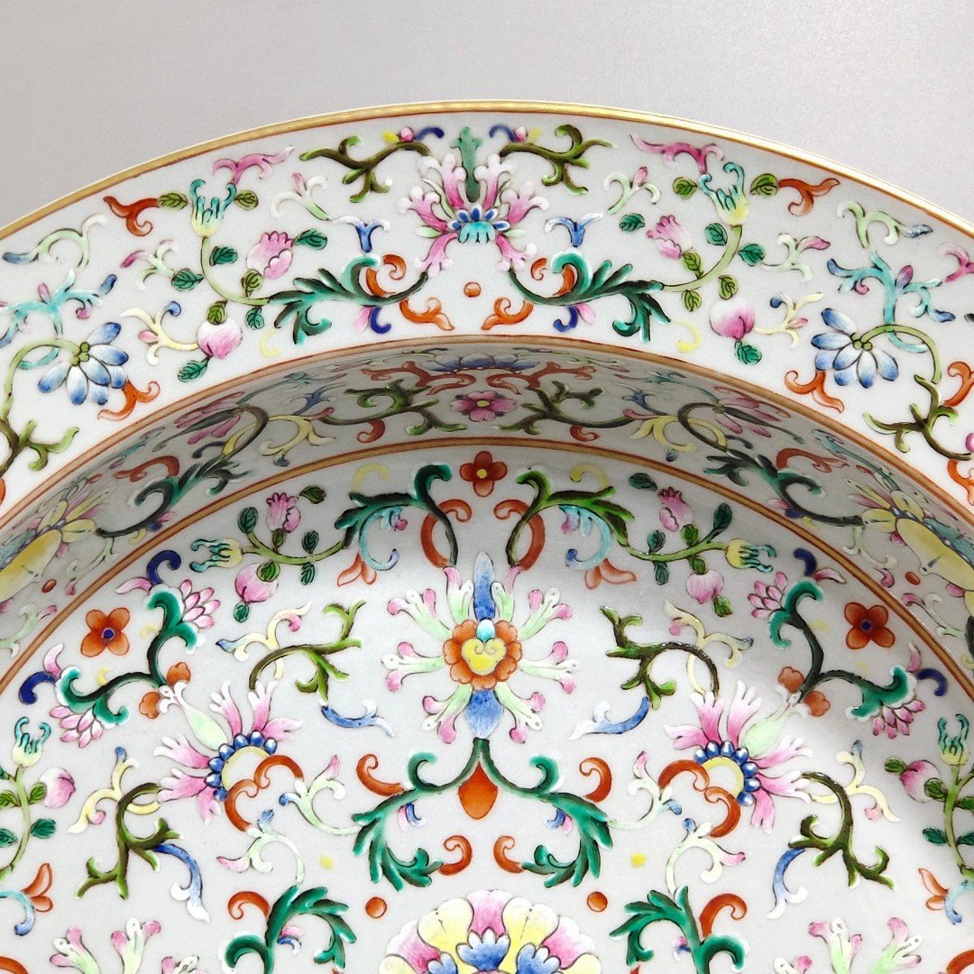 Qing Dynasty Qianlong Xipanlian washbasin