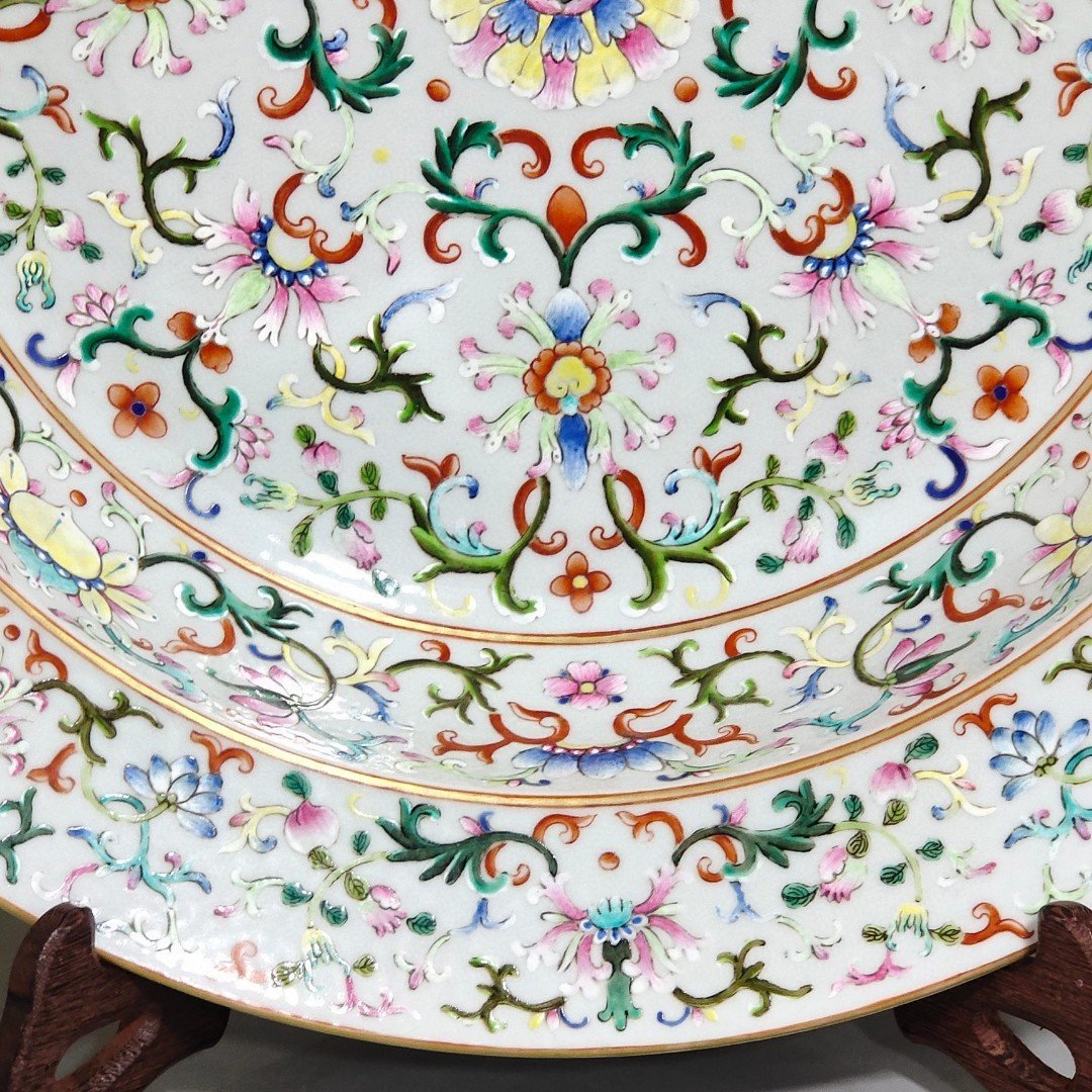 Qing Dynasty Qianlong Xipanlian washbasin