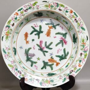 Qing Dynasty Qianlong goldfish Mantang washbasin