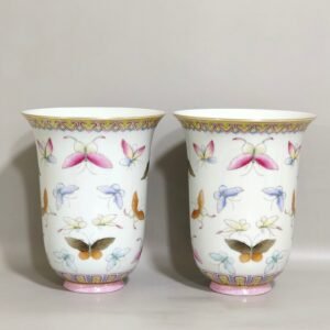 Qing Dynasty Guangxu Baidie large bell cup