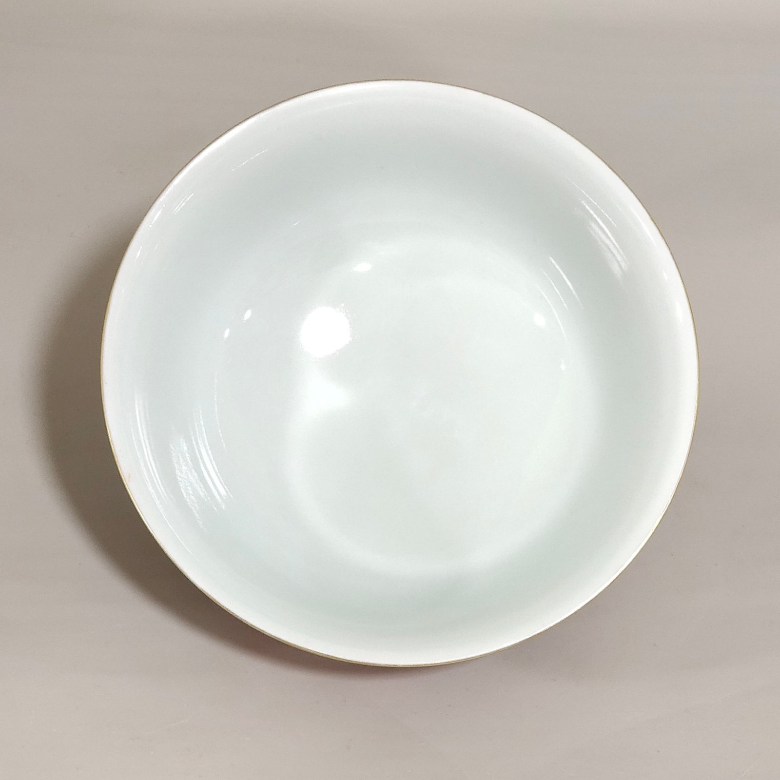 Qing Dynasty Tongzhi wedding porcelain coral-red butterfly bowl with golden characters