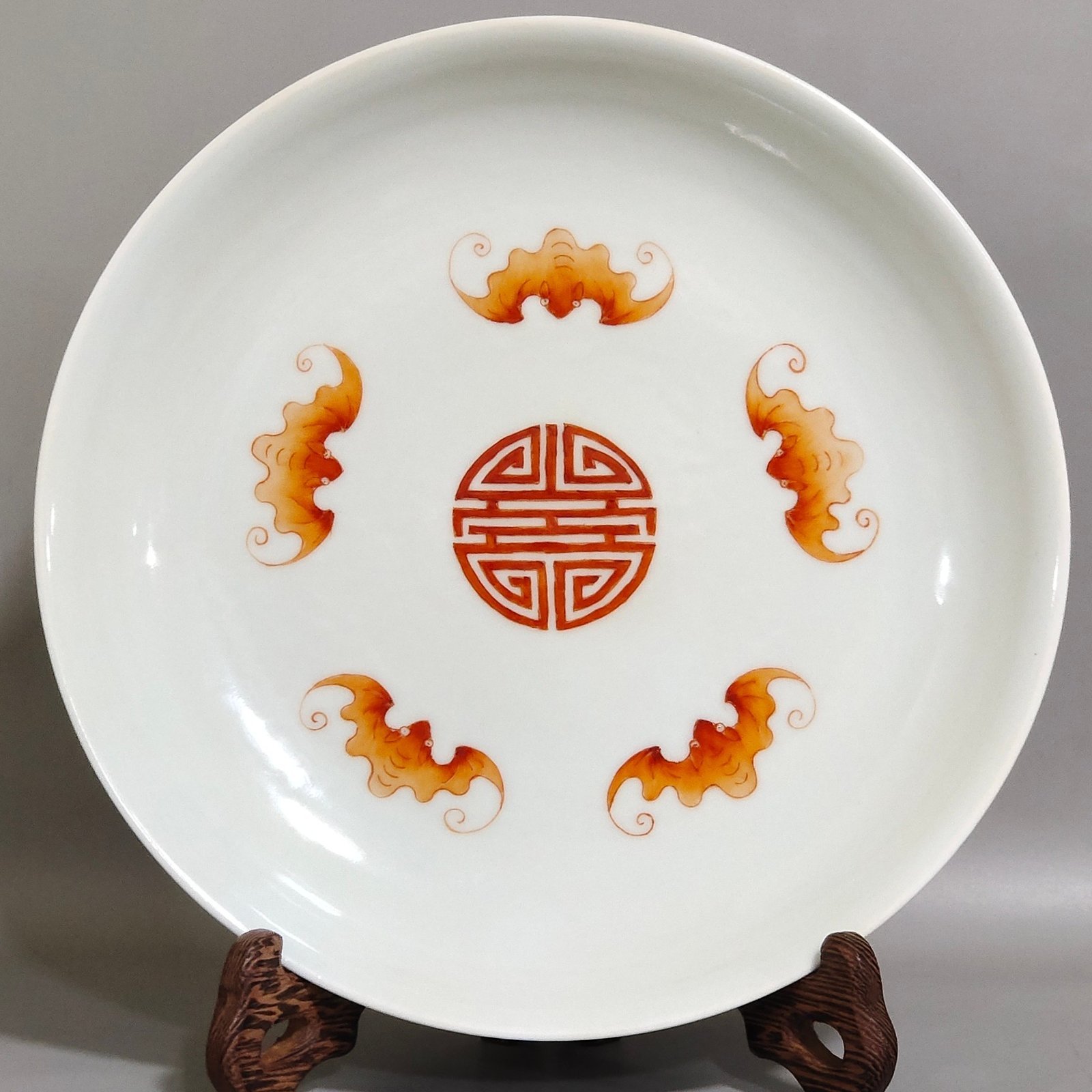 Qing Dynasty Jiaqing Wanshou Wujiang plate