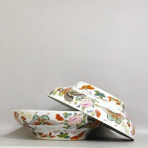 Qing Dynasty Jiaqing Die Lianhua bow bowl