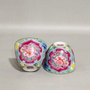 Qing Dynasty Kangxi Imperial flower cup