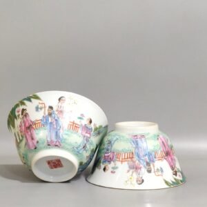 Qing Dynasty Daoguang character story cup