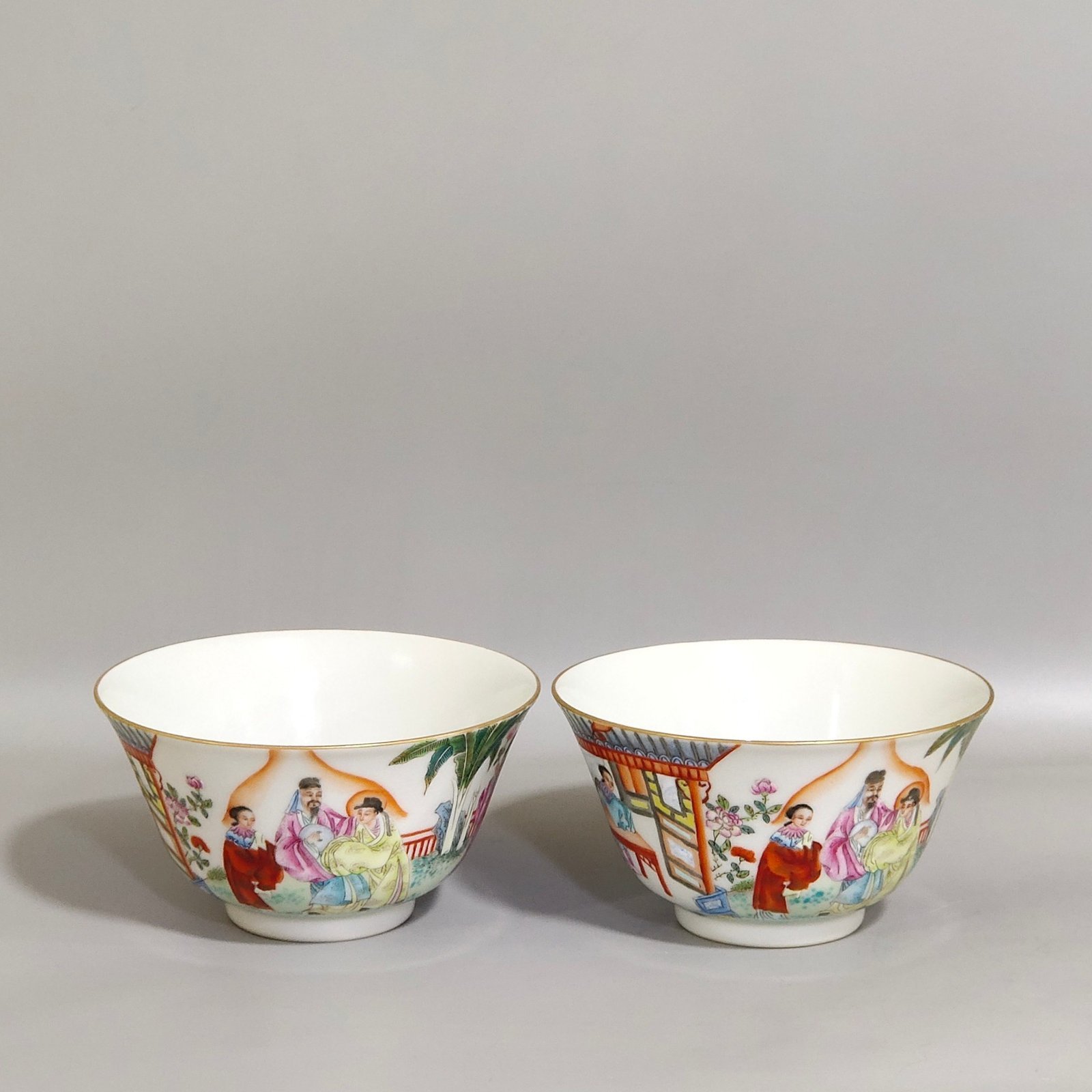 Qing Dynasty Daoguang character story cup