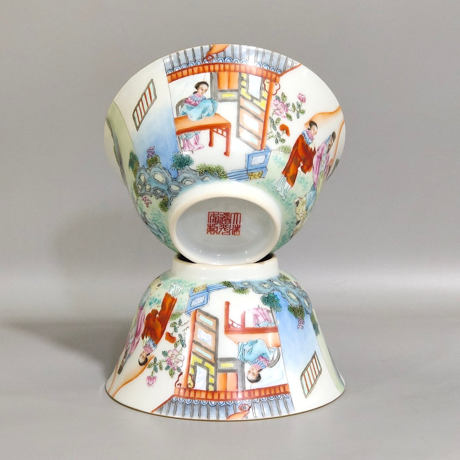 Qing Dynasty Daoguang character story cup
