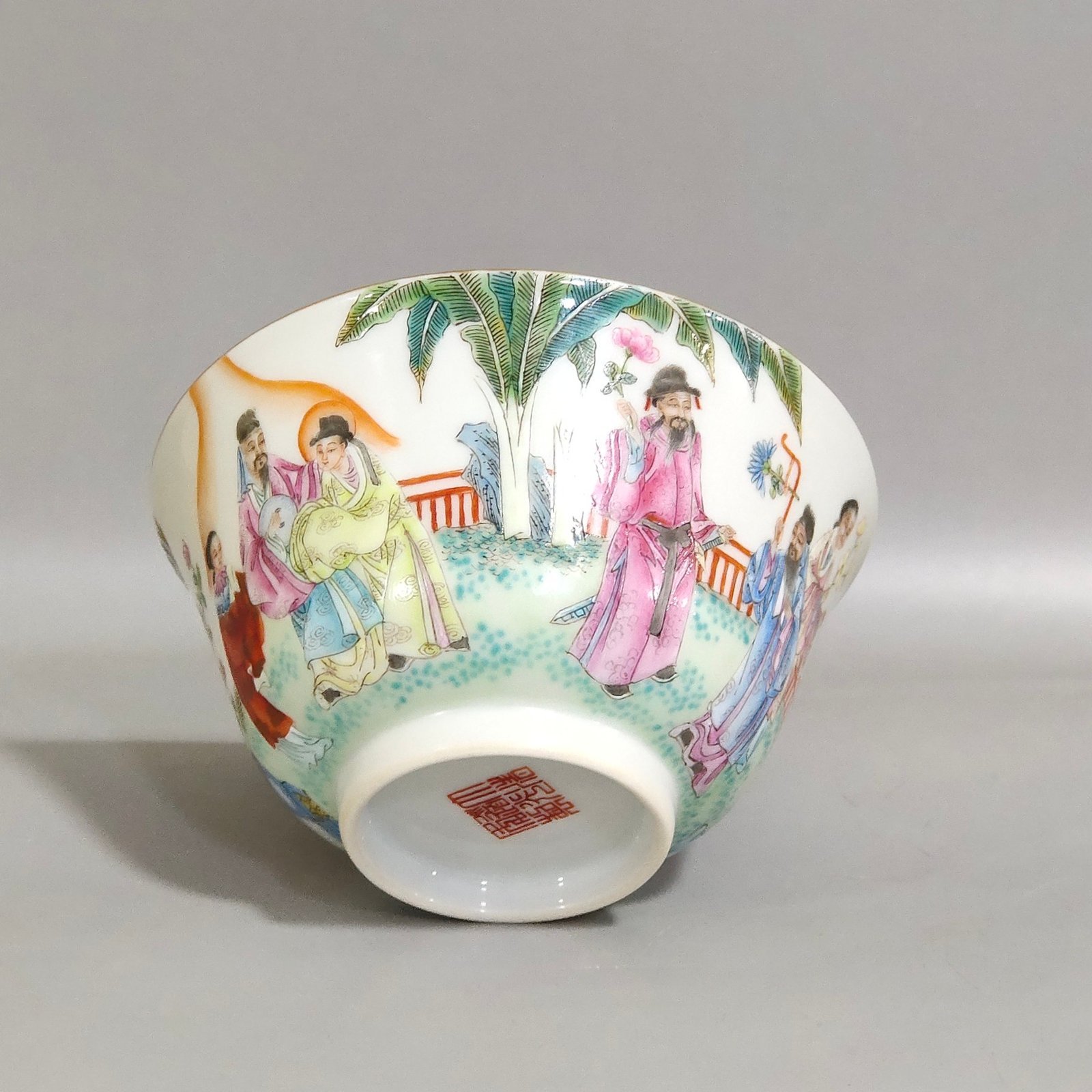 Qing Dynasty Daoguang character story cup