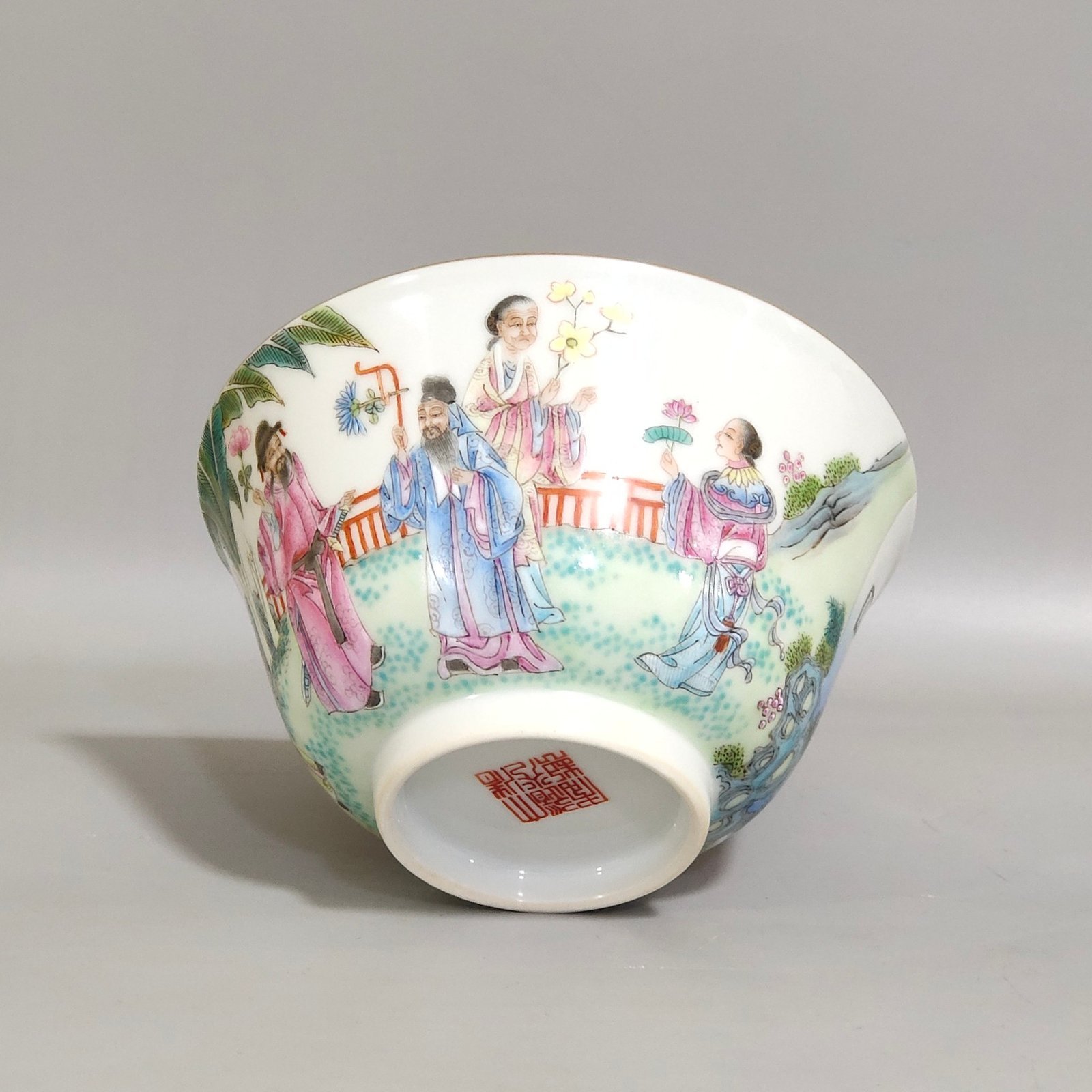 Qing Dynasty Daoguang character story cup