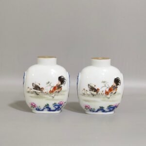 Qing Dynasty Daoguang Family Snuff Bottle