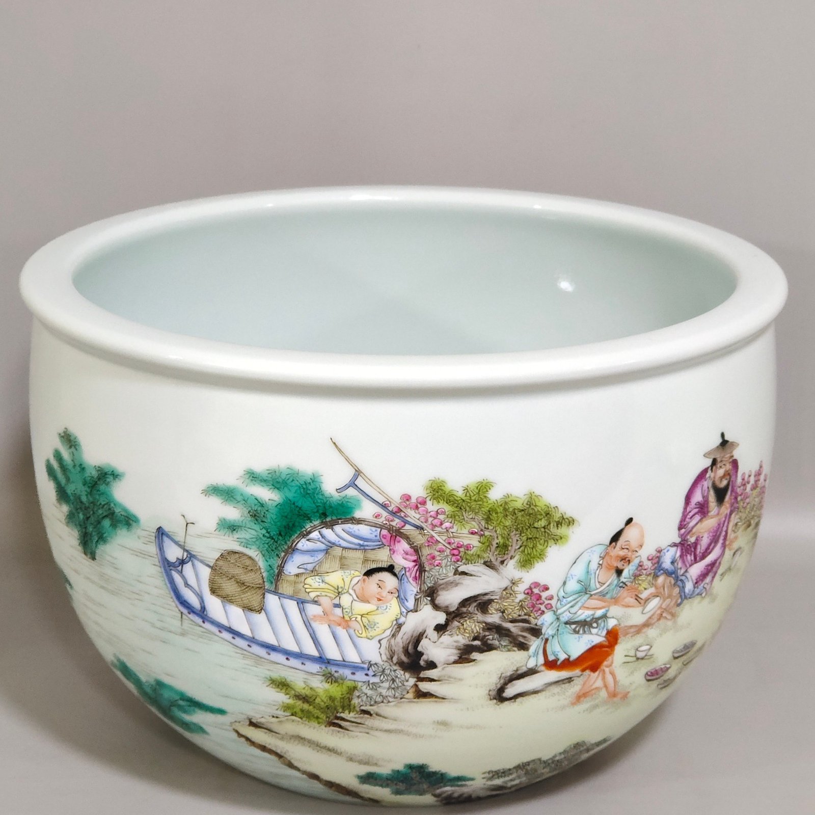Qing Dynasty Daoguang A small fish tank Fishing House