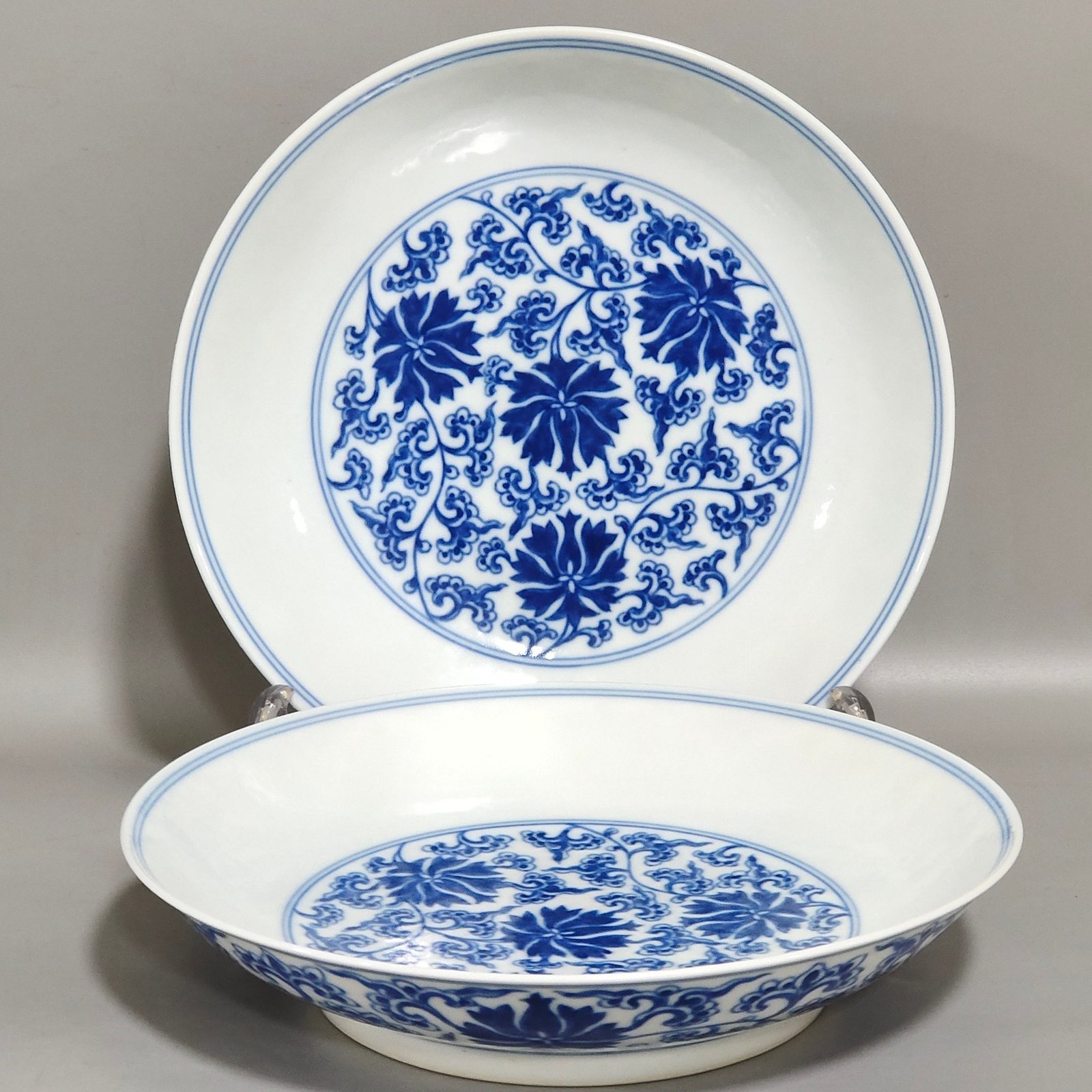 Qing Dynasty Daoguang Lotus Plate
