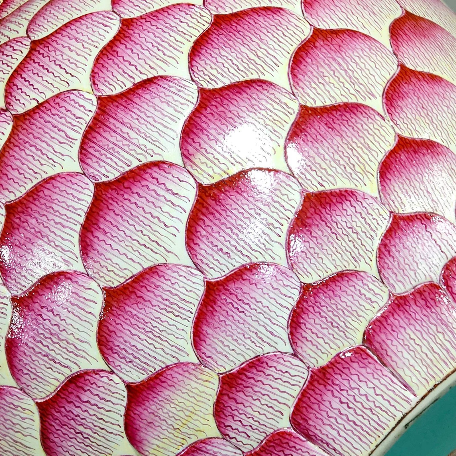 Qing Dynasty Daoguang lotus petal vat