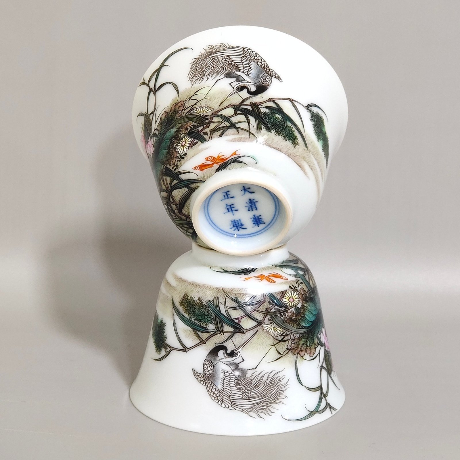 Qing Dynasty Yongzheng successively promoted the poetry cup
