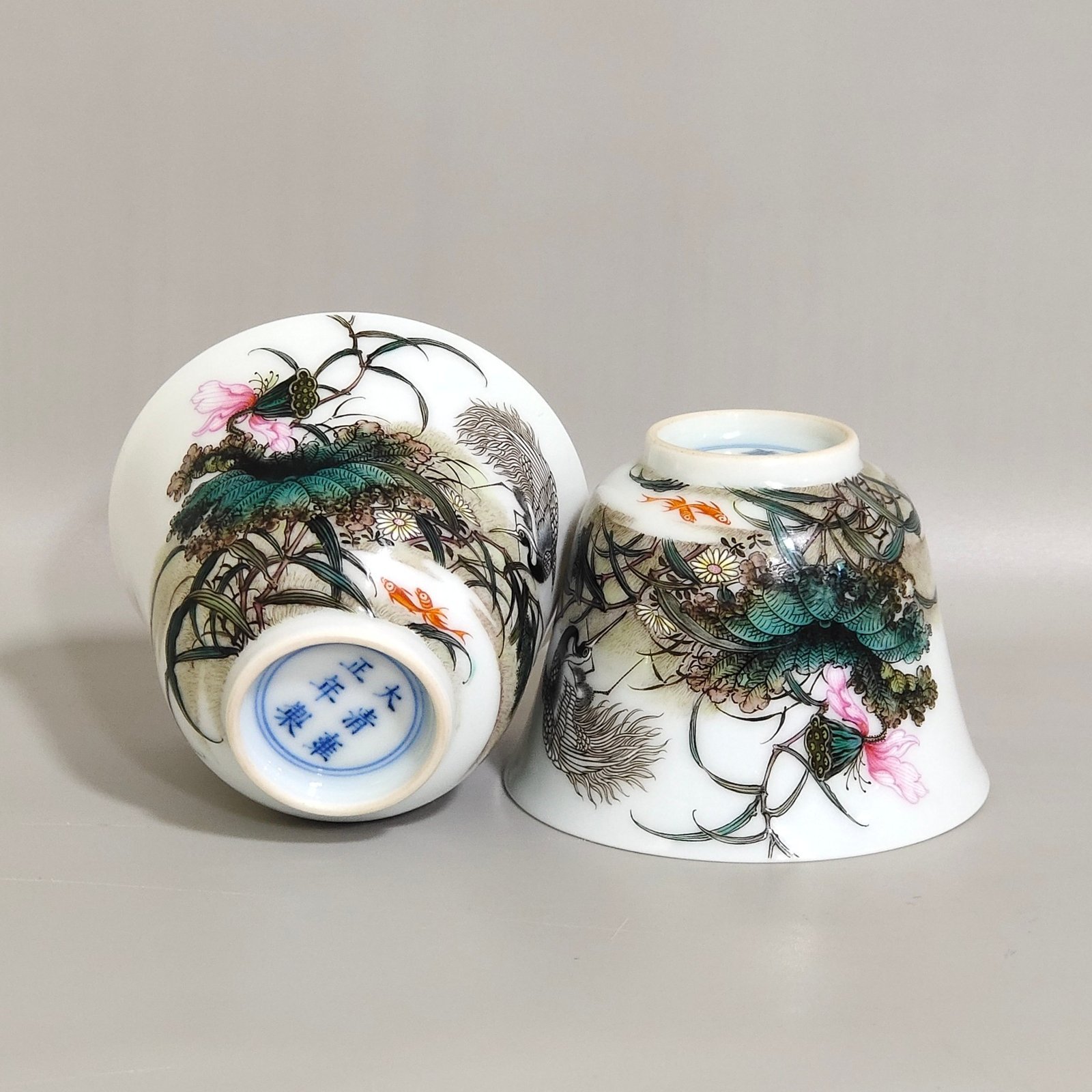 Qing Dynasty Yongzheng successively promoted the poetry cup