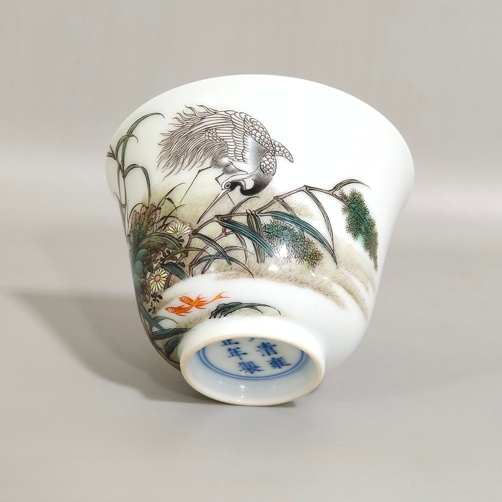Qing Dynasty Yongzheng successively promoted the poetry cup