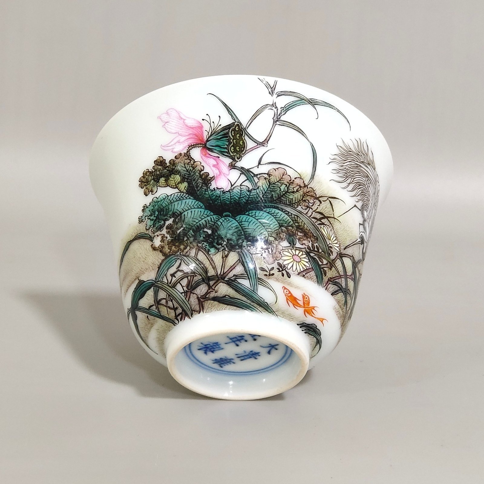 Qing Dynasty Yongzheng successively promoted the poetry cup