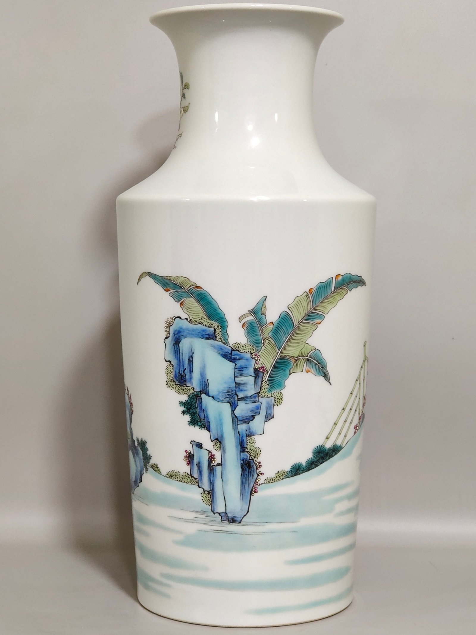 Qing Dynasty Yongzheng Sanxingzi stick vase
