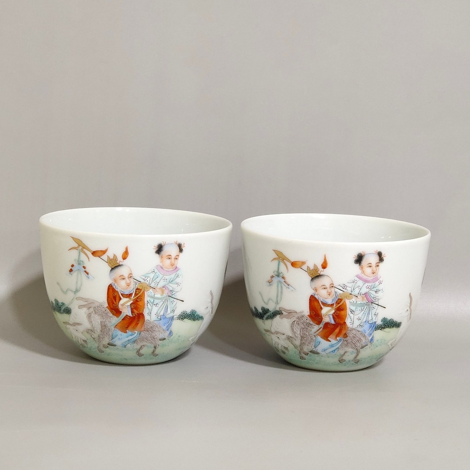 Qing Dynasty Yongzheng Wuzi Dengke Cup