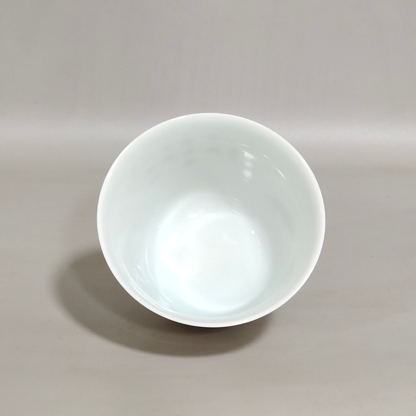 Qing Dynasty Yongzheng ink color cup with poem inscription