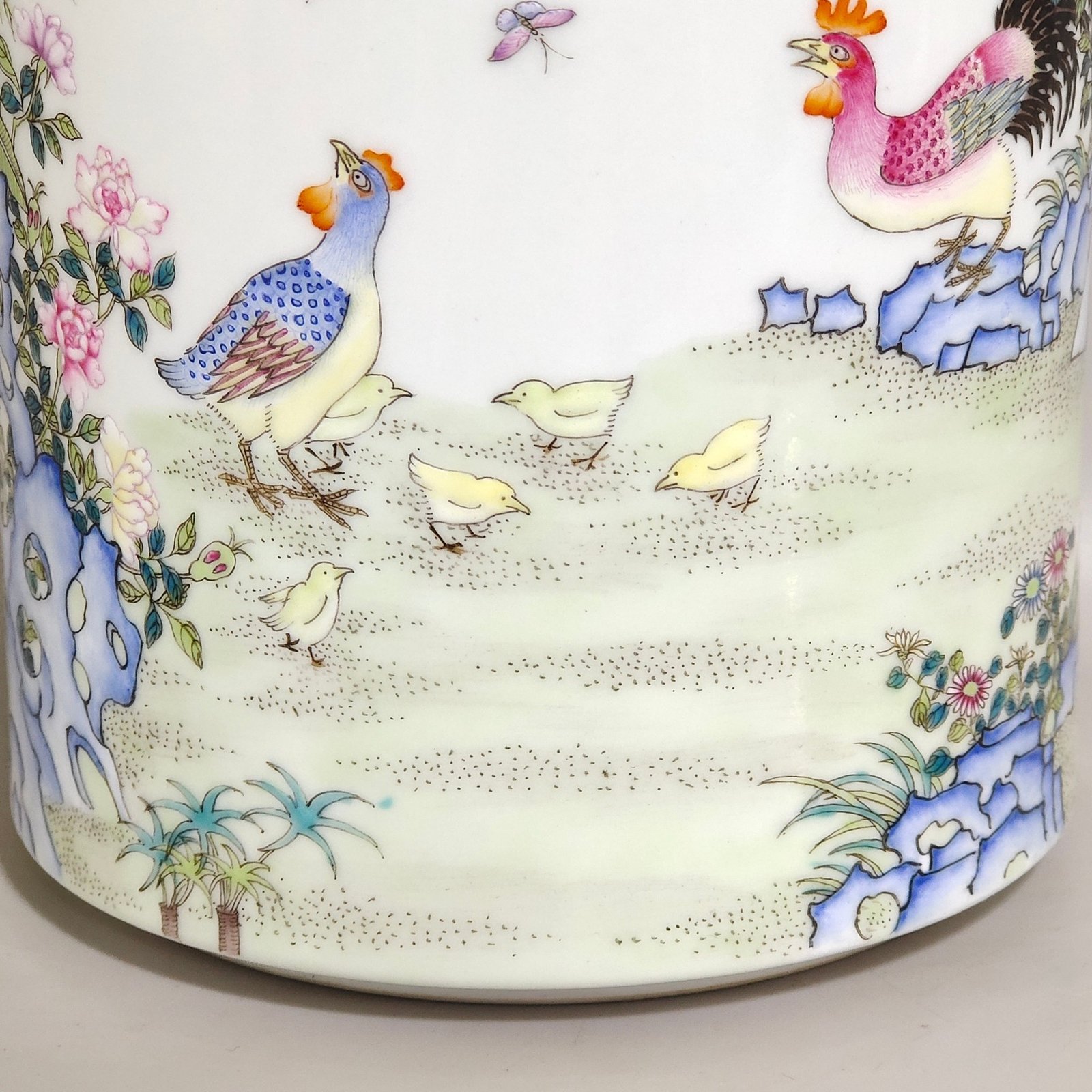 Qing Dynasty Yongzheng family celebration pen holder