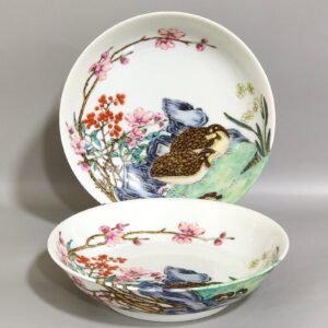 Qing Dynasty Yongzheng Anju and Leye Pan