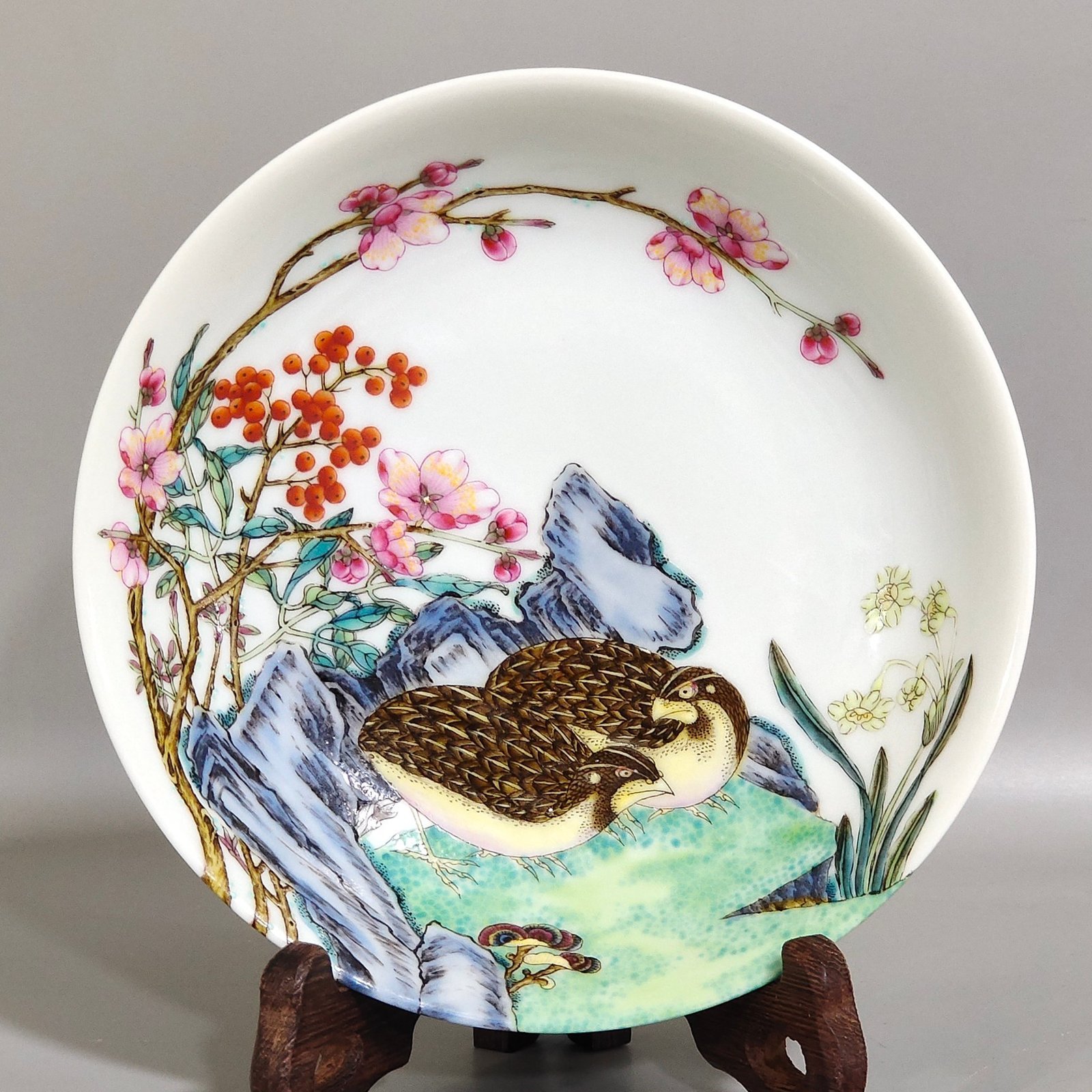 Qing Dynasty Yongzheng Anju and Leye Pan