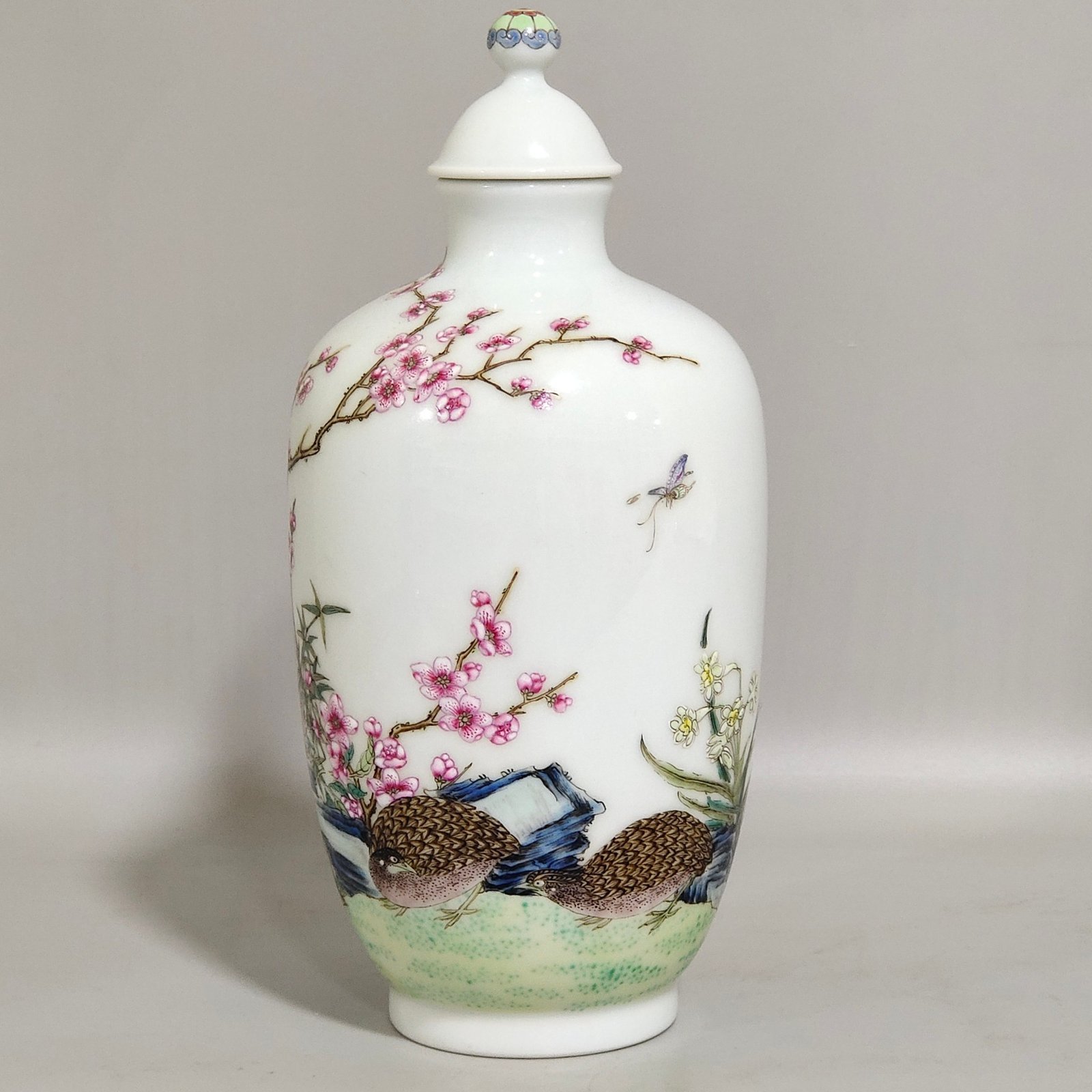 Qing Dynasty Yongzheng Famille Rose Porcelain jar