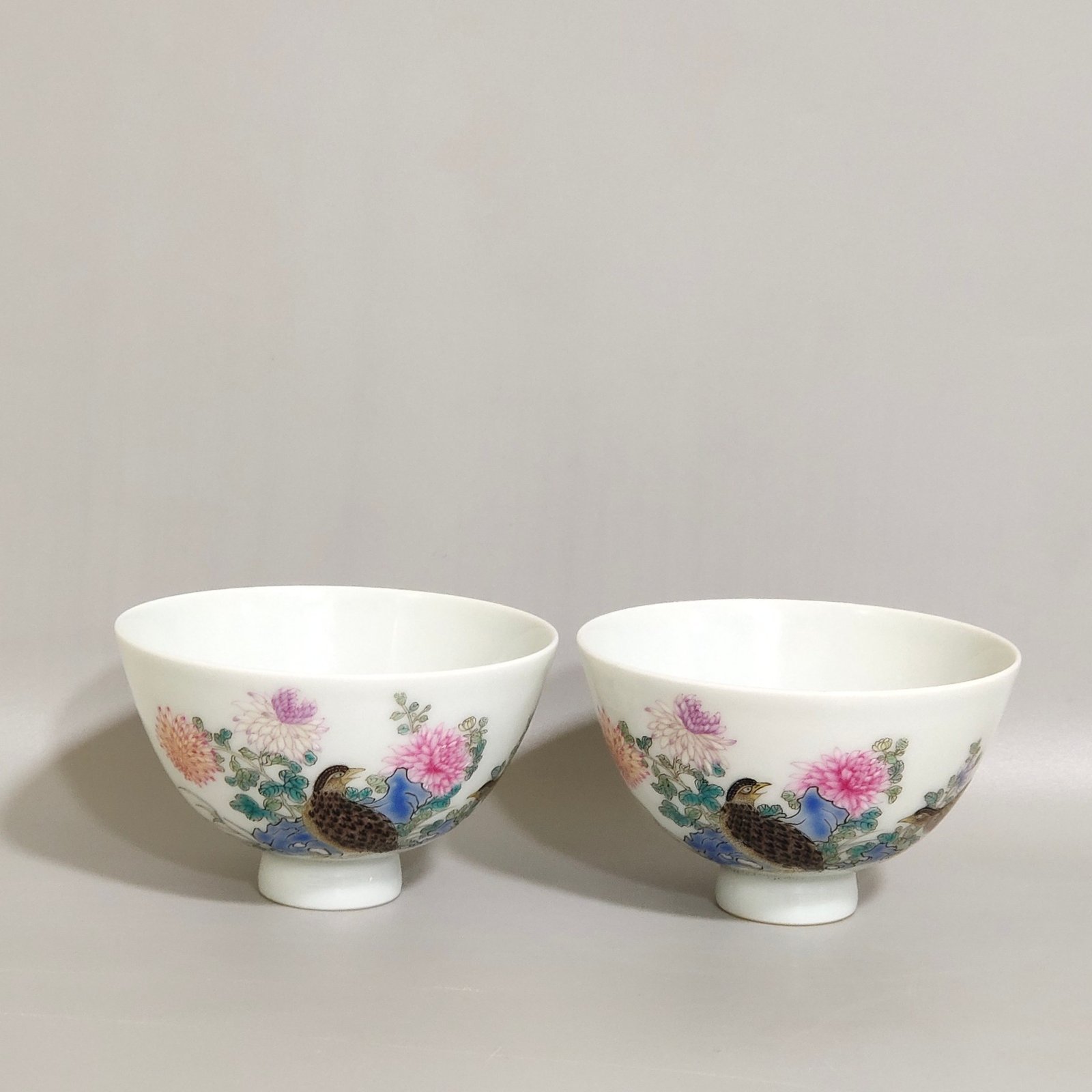 Qing Dynasty Yongzheng’s poem Chicken Heart Cup