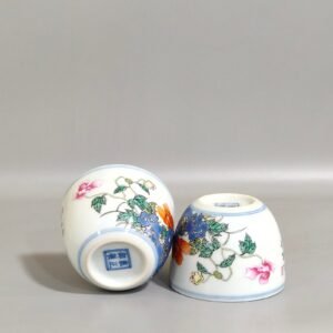 Qing Dynasty Yongzheng A poppy cup inscribed with poems