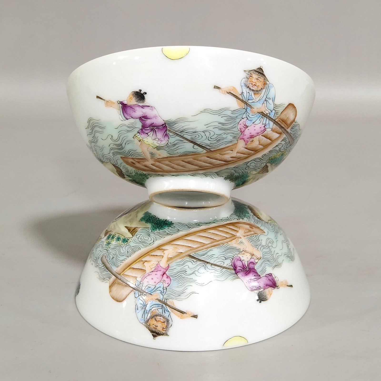 Qing Dynasty Yongzheng Imperial Character Story Cup
