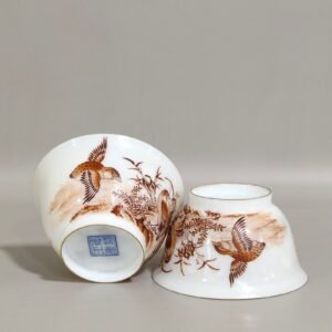 Qing Dynasty Yongzheng's imperial ink color bamboo cup