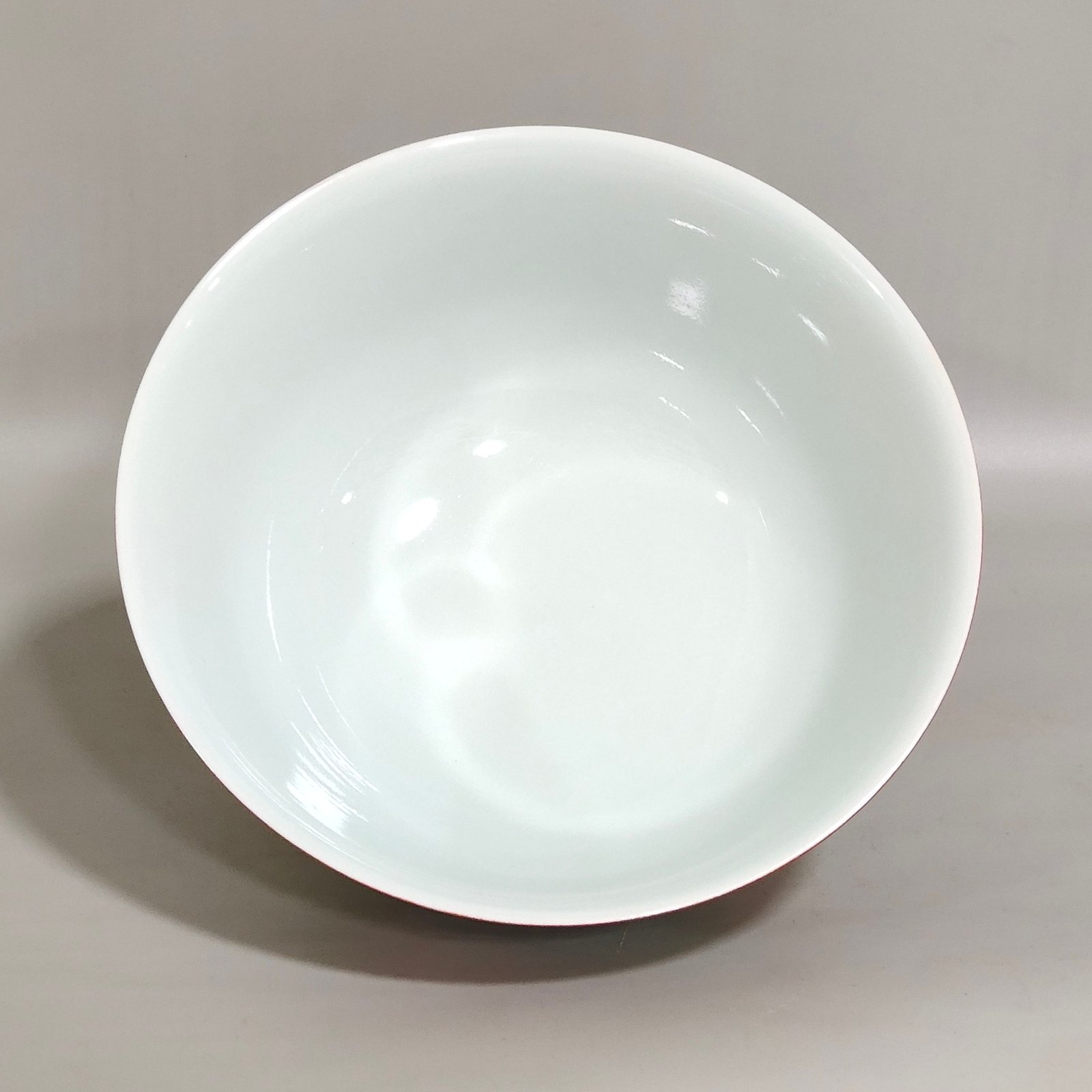 Qing Dynasty Yongzheng Coral red nine autumn bowl