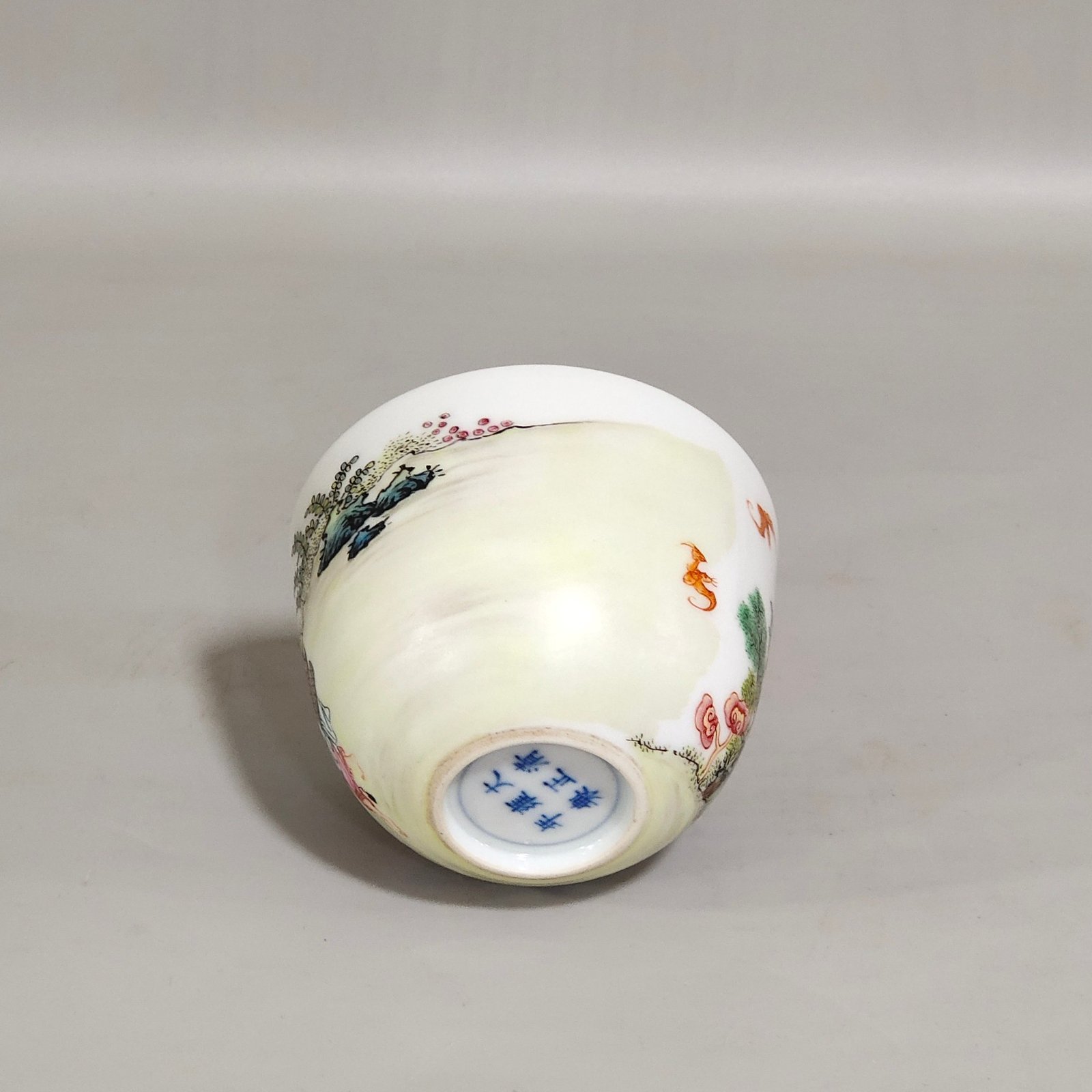 Qing Dynasty Yongzheng Royal Deer Immortal Cup