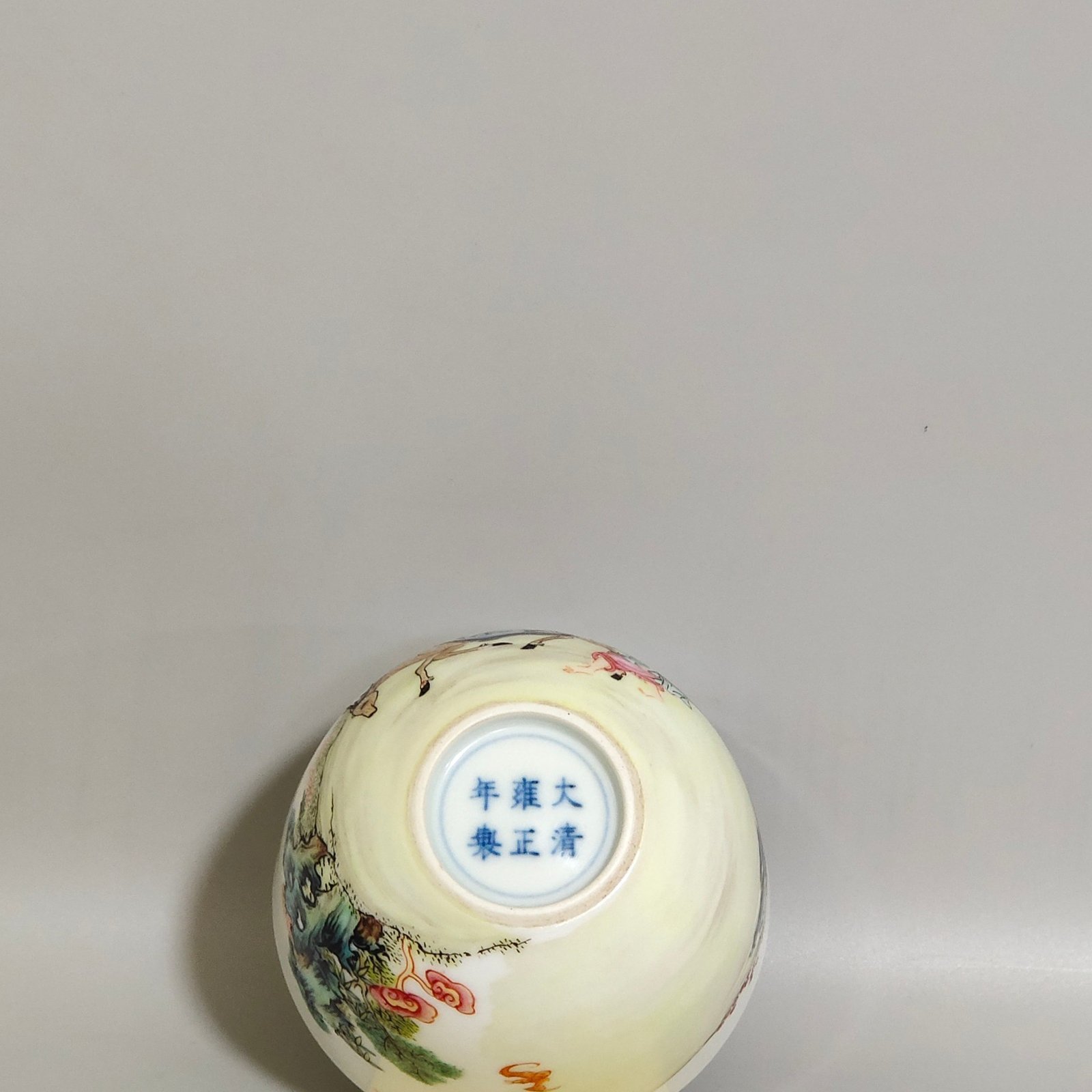 Qing Dynasty Yongzheng Royal Deer Immortal Cup