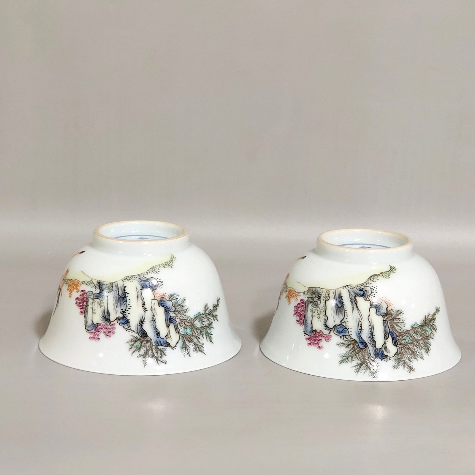 Qing Dynasty Yongzheng Royal Deer Immortal Cup