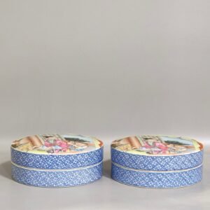 Qing Dynasty Yongzheng Jiaozitu hand decorated box