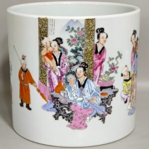Qing Dynasty Yongzheng Famille Rose Porcelain holder